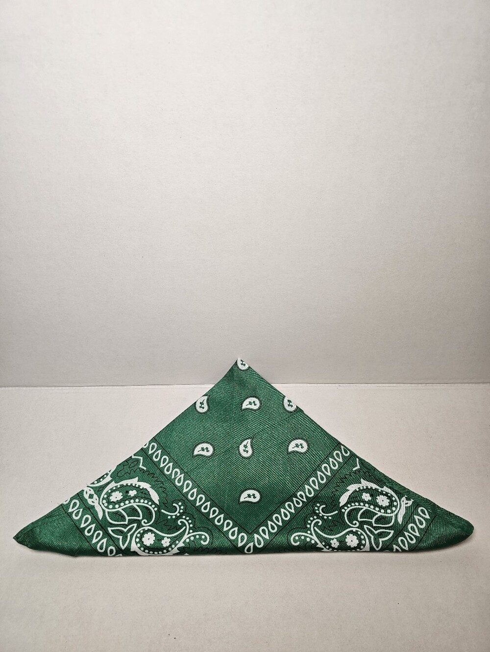 Green Paisley Bandana Unisex Square Mens Womens